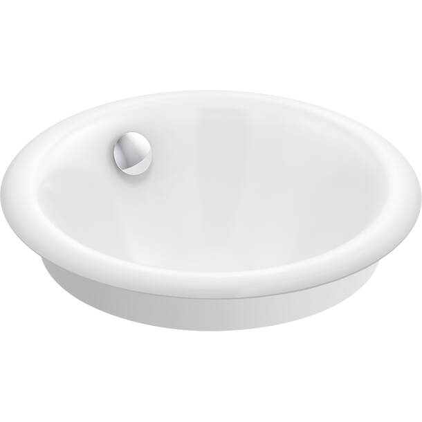 Kohler Iron Plains Metal Circular Dual Mount Bathroom Sink With